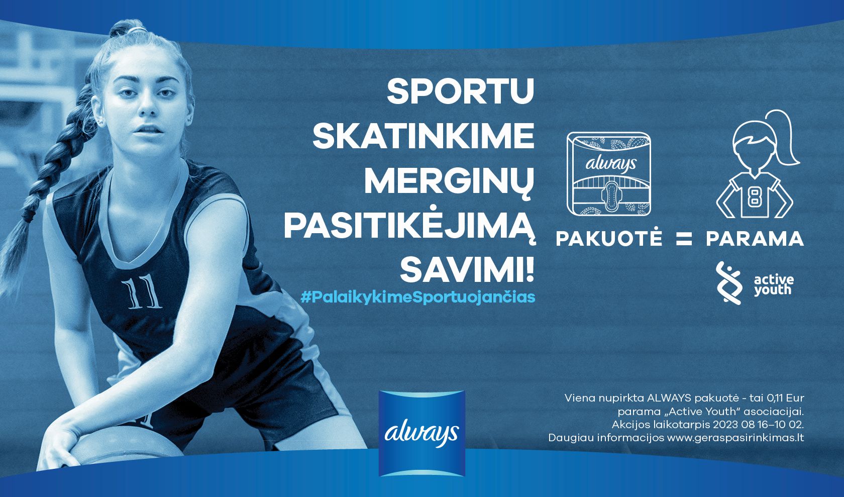 Sportu skatinkime merginų pasitikėjimą savimi!